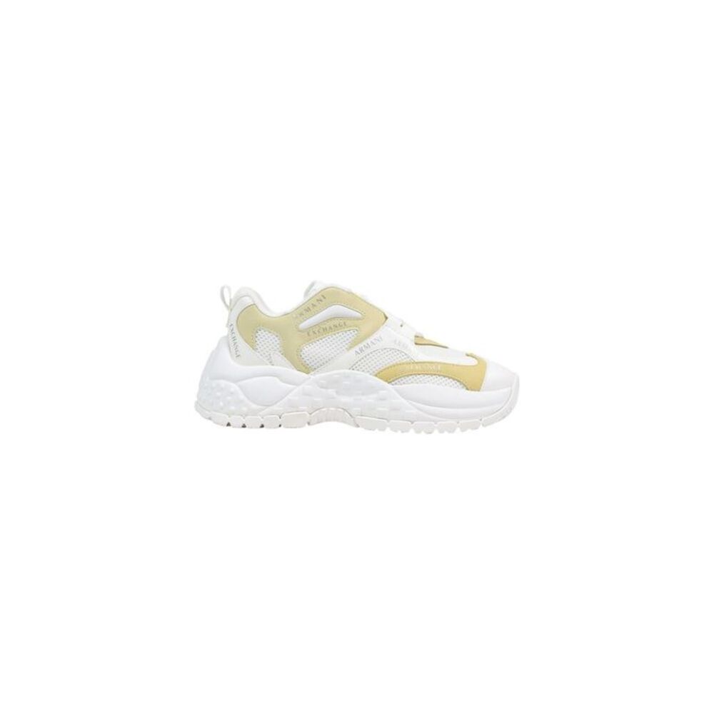 Armani Exchange White Polyester Chunky Women's Sneakers